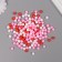 Decor for creativity Polyn -plast "Assorted balls" pastel red set 10 grams