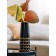 Decorative vase "Art Deco", 10 × 10 × 25 cm, black color with gold