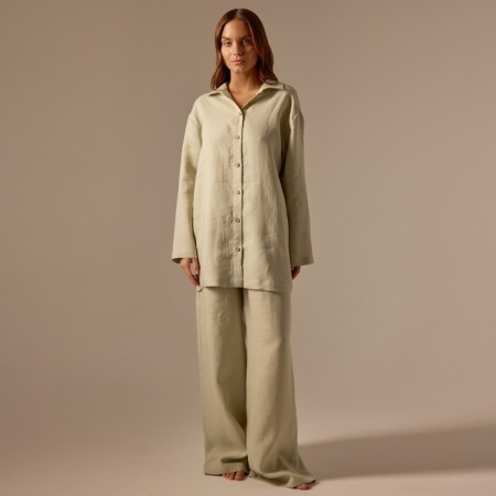 Female featherbone (shirt and trousers) SL Home p. S, light green