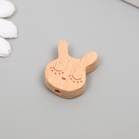 Bead for creativity tree "Bunny" 2.5x2.1 cm-1