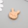 Bead for creativity tree "Bunny" 2.5x2.1 cm