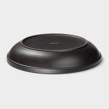 Deep plate Magistro Black Style, 1.1 l, porcelain, black color-2