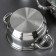Gretta pan set, 4 items: 1.6l, 2.2l, 3.2l, 4.2l, glass covers, induction