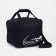 Road bag with lightning, 2 outer pockets, long belt, black color