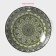 Plate ceramic deep shade "Mirsoole", d = 21 cm, green color