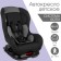 Car seat crumb I am Support ISOFIX, group 0+/1, up to 18 kg, (0-4 years) gray/black