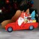 Organizer for bottles "Santa Claus in the car"