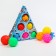 Gift set of developing balls "Blue Christmas tree", 6 pcs., New Year's gift packaging, crumb I