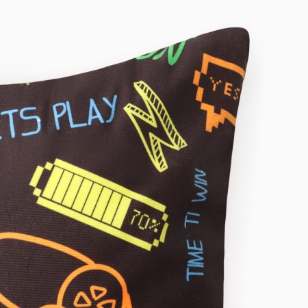 Case on the pillow Ethel "Game" 40*40 cm, velor 100% p/e-1