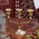 Summary for 3 candles "trident" brass 13.5x15.2x7 cm