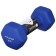 Neoprene dumbbells onlitop, 3 kg, blue color