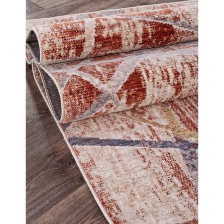 Rectangular carpet Algan zeus, size 235x160 cm, color Vanila/Brick-1
