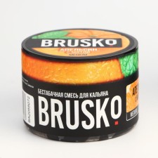 Бестабачная никотиновая смесь для кальяна  Brusko "Апельсин с мятой", 50 г, medium