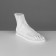 Anatomical gypsum figure: Anatomical foot, 28 x 11 x 18 cm
