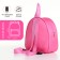 Baby backpack on lightning, "chosen", pink color