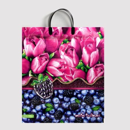 Package "Berries in Colors", plastic with a plastic pen, 38x44 cm, 90 μm