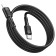 Hoco X83, Type -C cable - Lightning, 2.4 A, 1 m, data transfer, PVC, black