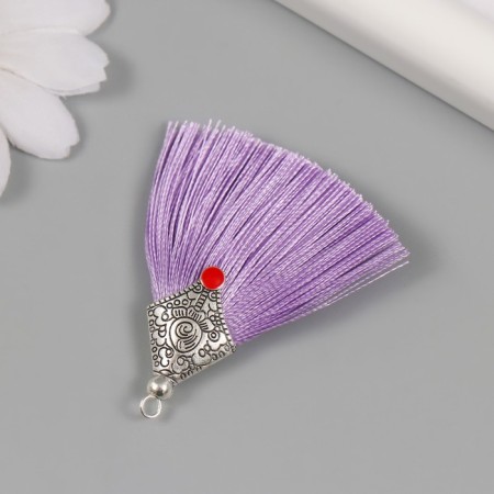 Decor for creativity Textile "Brush East" Violet set 2 pcs 1.6x4.5 cm-2
