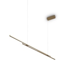 Suspension lamp Maytoni Mod005PL-L48BSK, 2XLED, 48W, 150x1.5x305.5 cm, 2200lm, brass color