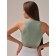 Top Female Halter Neck, size L/XL, Pistache color