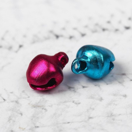 Bells for needlework, set of 100 pcs., Size 1 pc. - 0.6 cm, mixtures-1