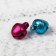 Bells for needlework, set of 100 pcs., Size 1 pc. - 0.6 cm, mixtures
