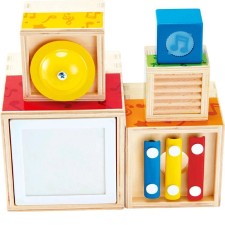 Musical set, 6 items, pink