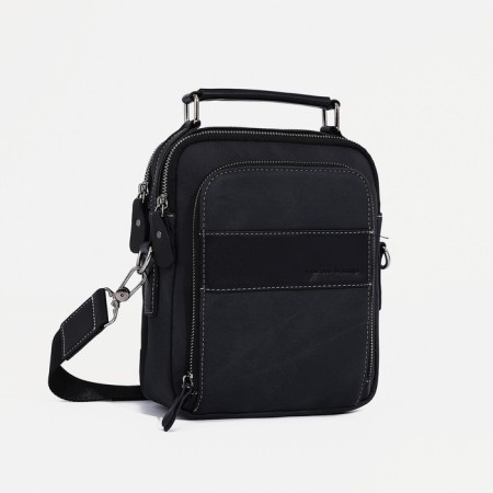 Male bag, guran tomp, black color