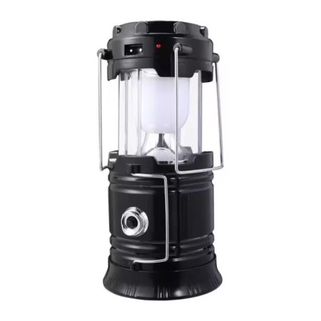 Camping battery "Master K.", 1800 mAC, 7 LED, Solar Battery, Black-4