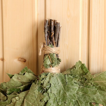 A broom for a Canadian oak bath in individual packaging-1