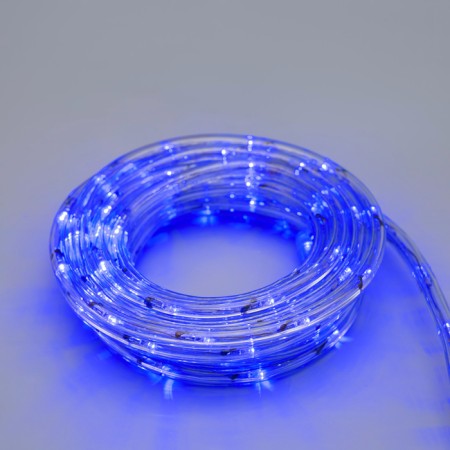 Luazon Lighting 10 mm light cord, IP65, 5 m, 24 LED/m, 220 V, 8 modes, glow of blue-3