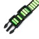 Collar "reef", width 2 cm, green