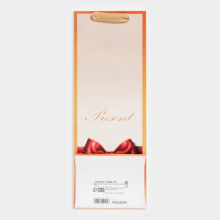 Laminated package for a bottle "Bant", 13 x 36 x 10 cm-1