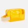 Lightning cosmetic bag, yellow color