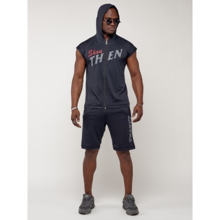 Sports suit men's, size 48-50, dark blue color