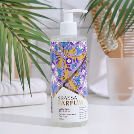 Hair shampoo Krassa "Great velvet", 400 ml
