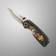 Folding "beast" steel - 420, handle - Pakkavod, 15 cm