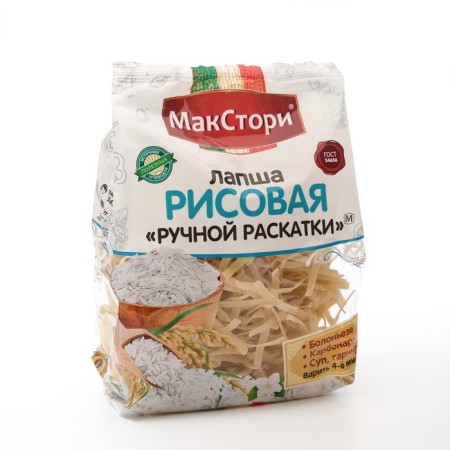 Lapsha rice macstory, manual rolling, 250 g