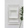 Ceramic serving "airiness", 30.5 × 17 cm, white color