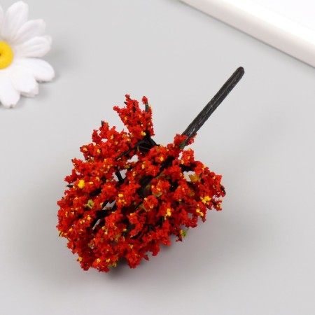 Artificial plant for creativity plastic "Autumn foliage" 12 cm-2