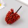Artificial plant for creativity plastic "Autumn foliage" 12 cm