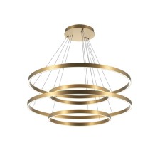 Suspension lamp Maytoni Mod058PL-L174BSK, LED, 164W, 100x100x300 cm, 4750lm, brass color