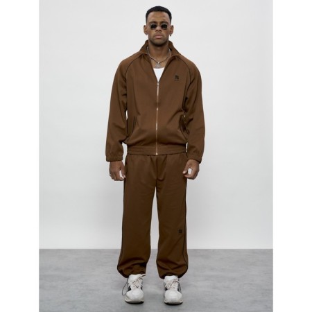 Sports suit men's, size 52, brown color-16