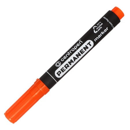 Permanent marker 5.0 mm centropen 8566, line 2.5 mm, orange color-1