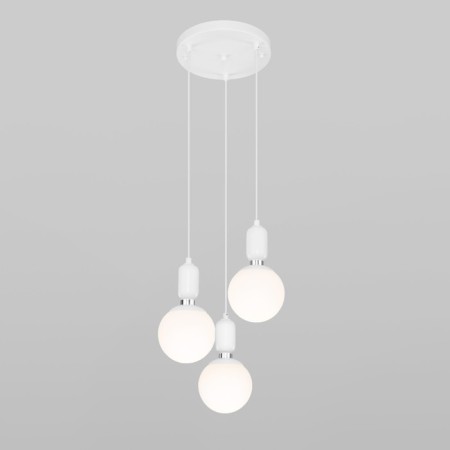 Suspended lamp with glass lamps of Bubble, 60W, E27, 30x30 cm-1