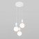 Suspended lamp with glass lamps of Bubble, 60W, E27, 30x30 cm