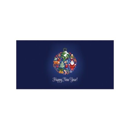 Basket for storing things "New Year's ball", size 35x50 cm-1