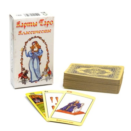 Gift Tarot "Classic", Gadal cards, 78 liters, with instructions, white