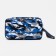 Lightning cosmetic bag, blue color/camouflage
