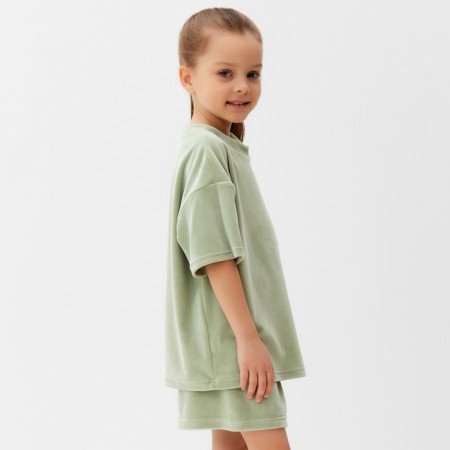 Kid for children (T-shirt, shorts) KAFTAN PLUSHY R.34 (122-128), Green-8